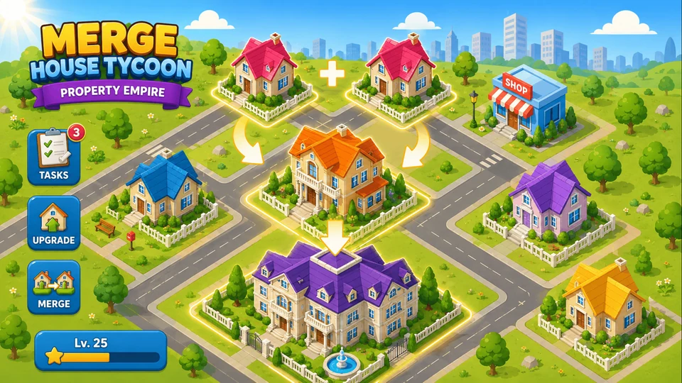 Merge House Tycoon cover art